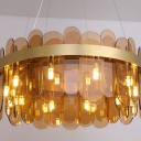 Loft Industry Modern - Leaf Circle PV Chandelier